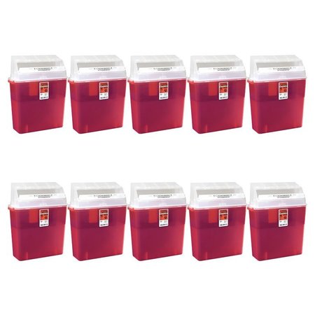 OASIS Sharps Container, 3 Gallon, 10PK SHARP-3GX10